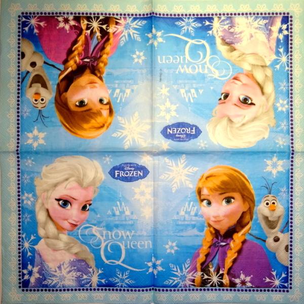 198 Mädchen - 2-lagig - Disney Frozen